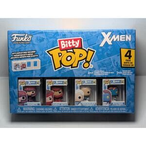 Funko Bitty Pop X-Men Magneto Scarlet Witch Quicksilver Mystique 4 Pack